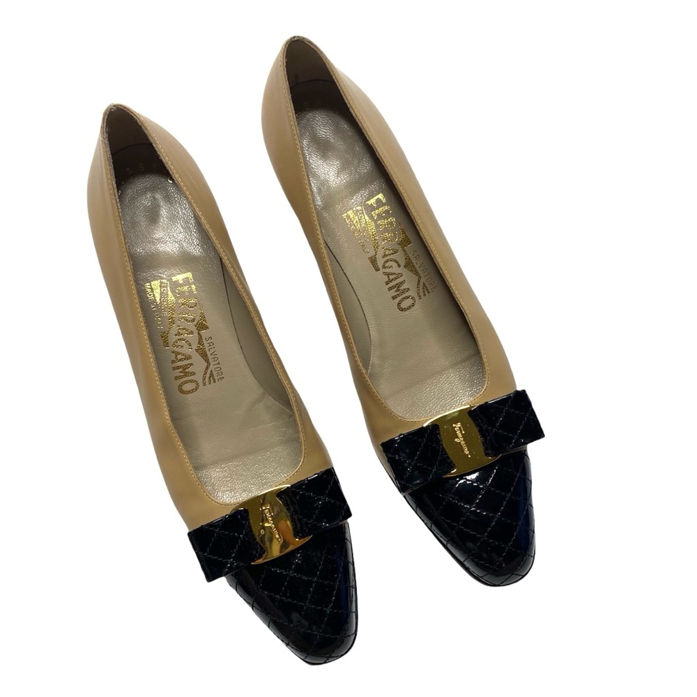 Salvatore Ferragamo Vara Bow Patent Leather Pumps